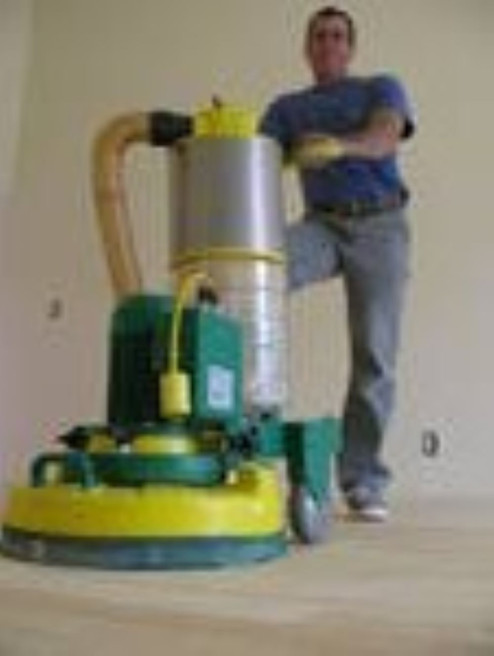 Ted and his Trio fine sanding machine